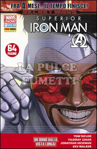 IRON MAN #    28 - SUPERIOR IRON MAN 3 - FRA 4 MESI... IL TEMPO FINISCE! - SECRET WARS - ALL-NEW MARVEL NOW!